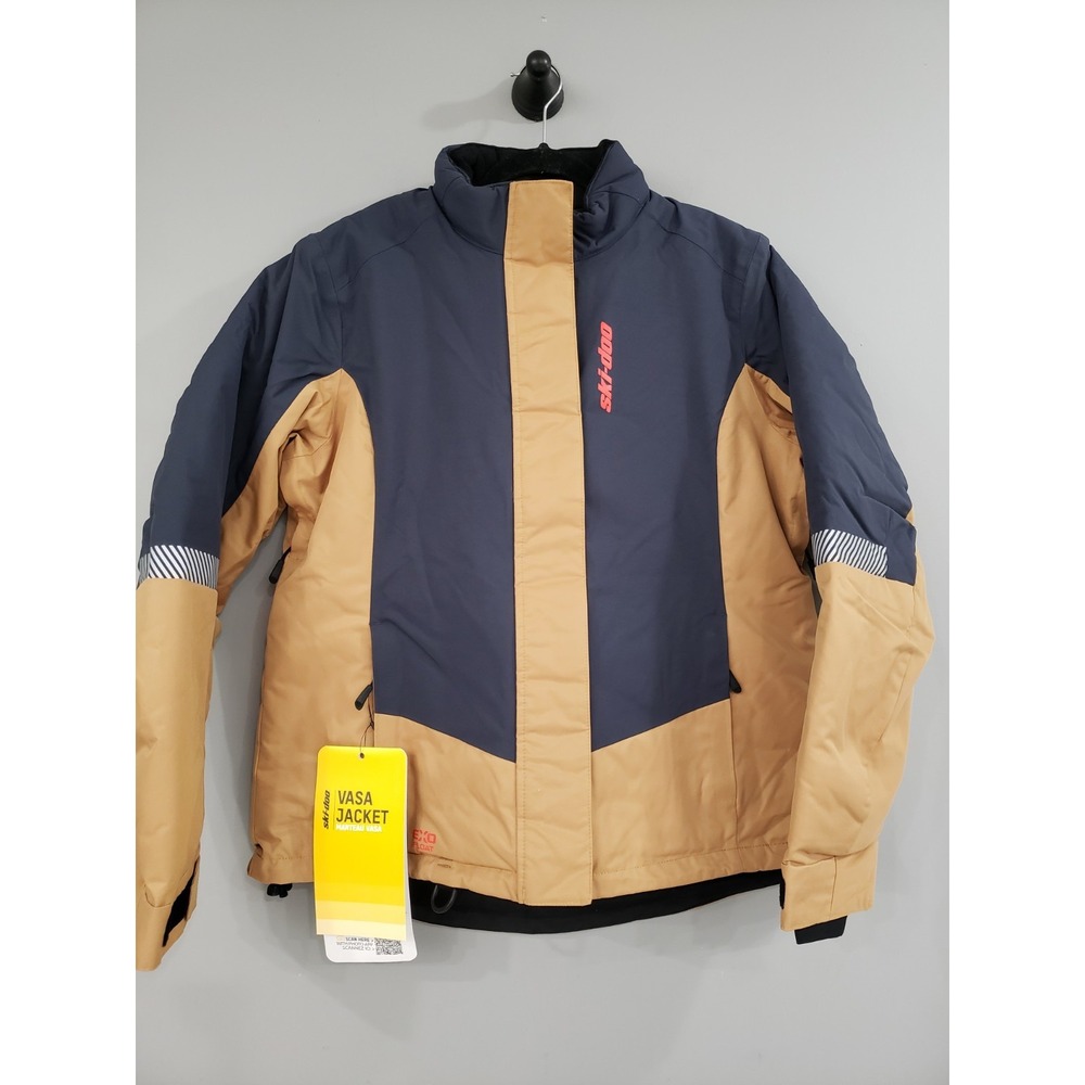 NEW Ski-Doo Womens Medium Vasa Jacket Dark Navy Khaki Ski Snowmobile Skidoo lady